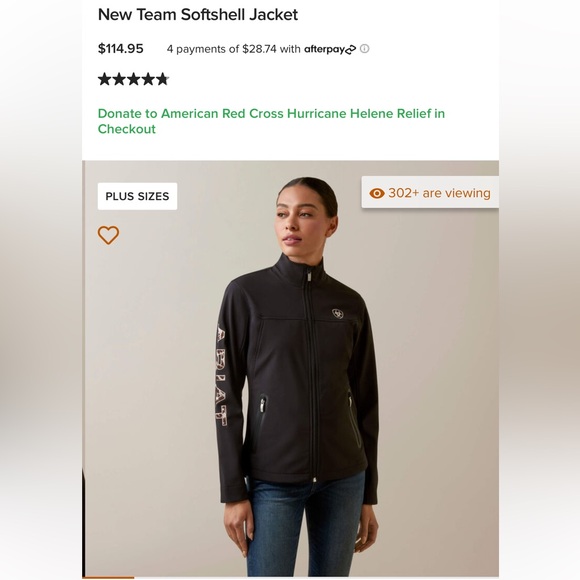 Women’s Ariat Softshell Jacket - Picture 3 of 7